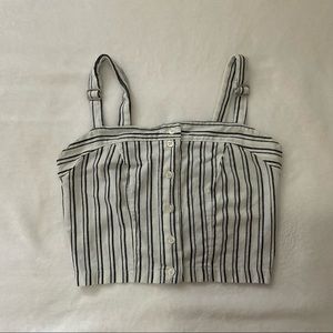 Brandy Melville John Galt Cropped Stripped top
